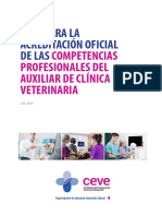 Guía para La Acreditación Oficial de Las: Competencias Profesionales Del Auxiliar de Clínica Veterinaria