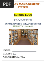 Library Management System: School Logo