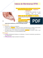 Rotura Prematura de Membranas