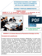 Sesión N° 2 - La articulación de Procesos de Control con los Planes de Desarrollo Nacional.