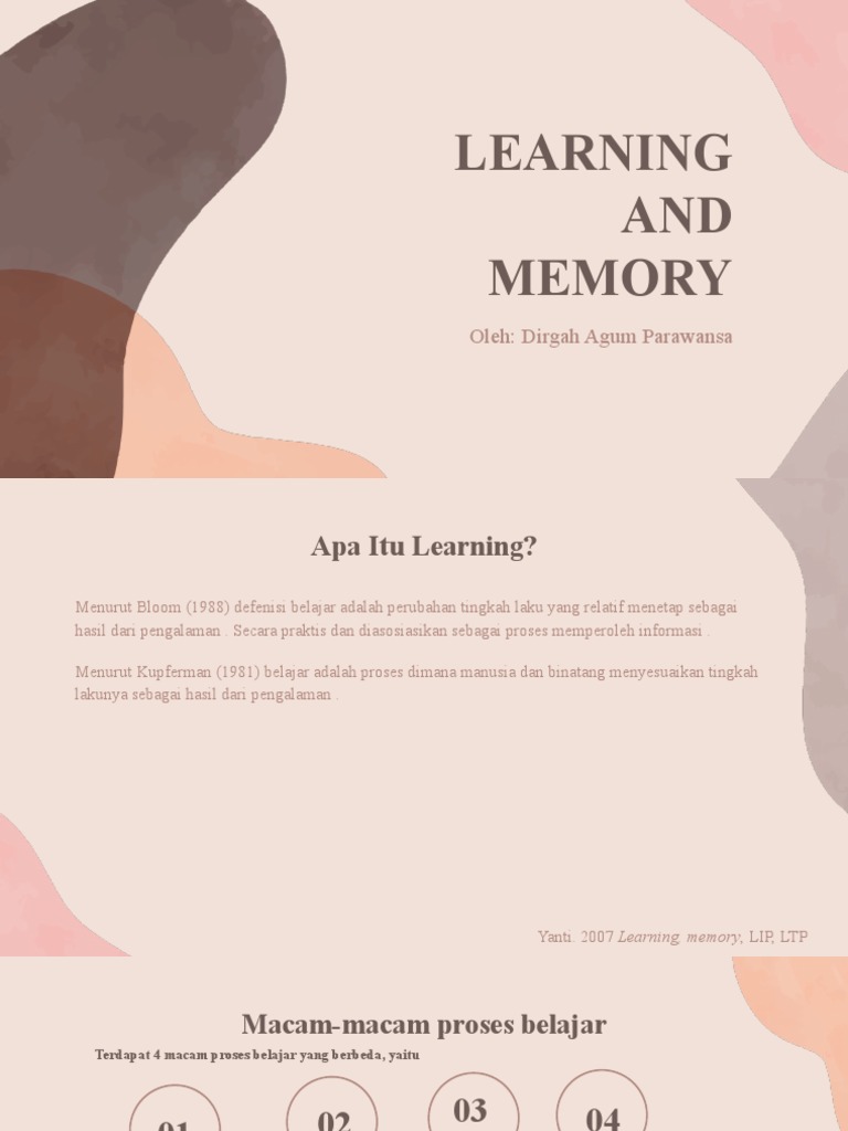 Proses Belajar dan Memori | PDF | Sains & Matematika