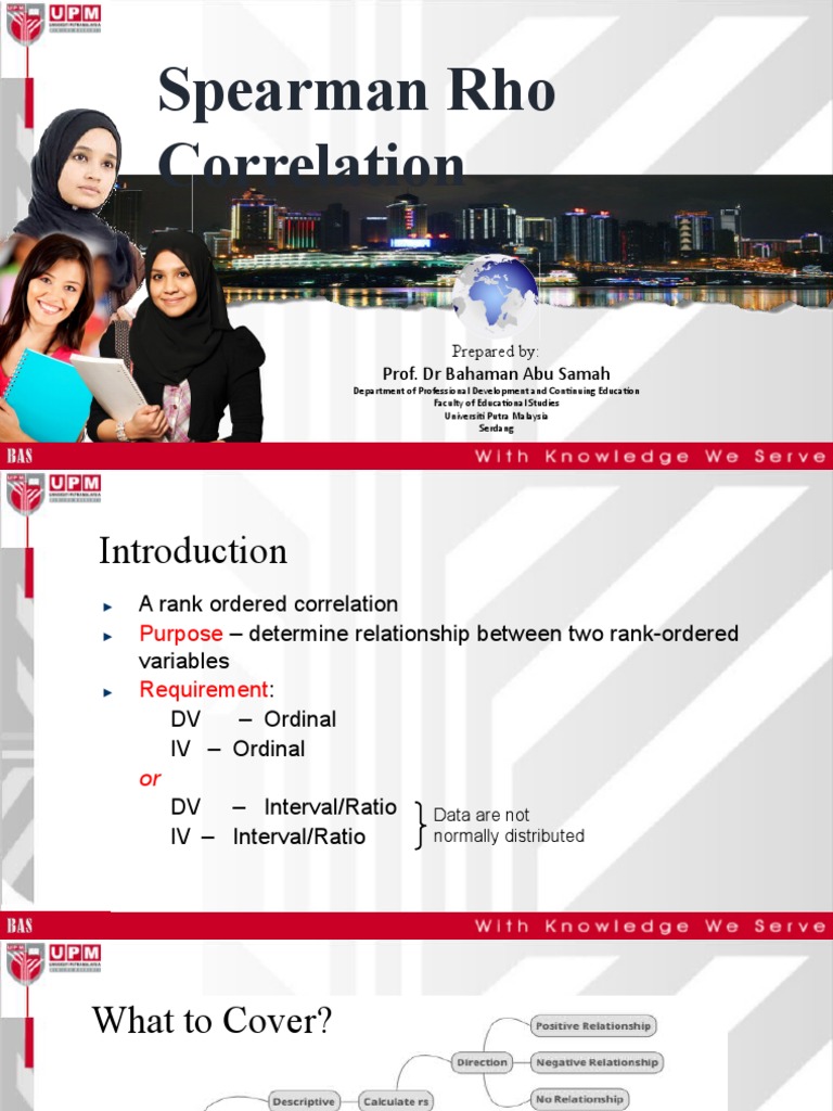 Spearman Rho Correlation Guide | PDF | Statistical Significance ...