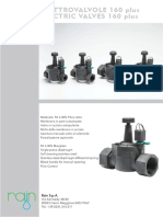 Ficha Técnica Electroválvulas RN 160 PLUS. Rain.