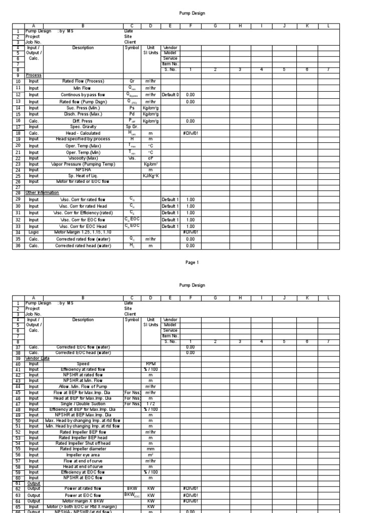 Comprehensive Pump Design Guide | PDF | Dynamics (Mechanics) | Machines
