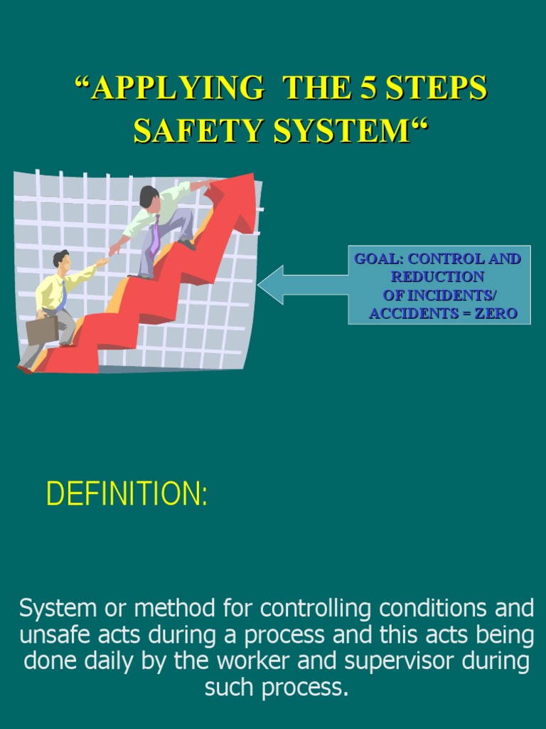 5 Steps Of Safety PDF Occupational And Health Business 