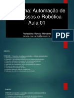 AULA 01 Introducao Robótica Renata Mercante