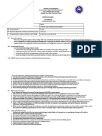 Cafeteria and Catering Mgt. Syllabus