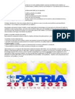 Plan de La Patria 2019