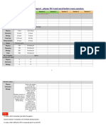 Performance Report, Please Fill It and Send Before Every Session