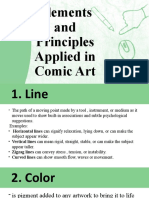 Elements and Principles Applied in Comic Art