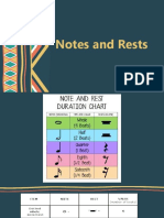 Notes and Rests