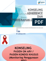 MI 4.1.2 Penyerahan ARV Dan Konseling Adherence Pra Art, On Arv