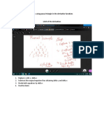 Topic: Using Pascal Triangle in The Derivative Functions