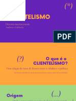 - CLIENTELISMO (1)