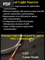 Communication Used For Optical Fiber Communication Fiber Communication Hetrojunction Structure of LED Communication