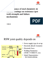 The Influence of Steel Chemistry & Surface Coatings On Resistance Spot Weld Strength and Failure Mechanisms