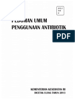 Buku Pedoman Umum Penggunaan Antibiotik 2013