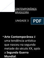 ARTE CONTEMPORÂNEA BRASILEIRA 9 Ano 29-10