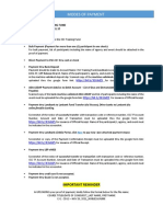 Csi Modes of Payment