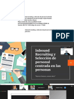 Inbound Recruiting y Selección de Personal Centrado en Las Personas