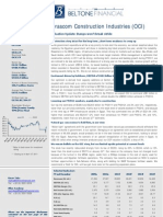 Beltone Egypt Orascom Construction Industries Valuation Update 13 April 2011