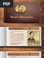 Rizal's Retraction