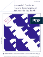 IEEE Recommended Guide For Measuring Ground Resistance and Potential Gradients in The Earth