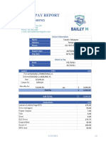 Driver Pay Report: Bailey M Logistics