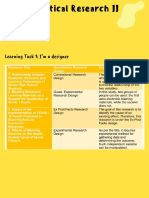 Practical Research II: Learning Task 1: I'm A Designer