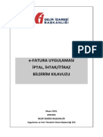 E-Fatura Iptal Ihtar Itiraz Bildirim Kilavuzu V 1 1