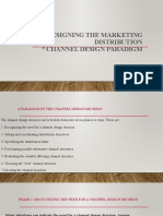 Designing The Marketing Distribution ° Channel Design Paradigm