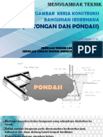 Pertemuan 12 - Pondasi Dan Potongan