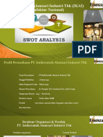 Contoh Matriks Swot PT Intikeramik Alam Sar