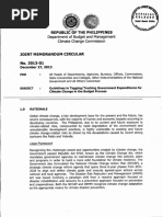 Republic of The Philippines: Department of Budget and Management Climate Change Commission