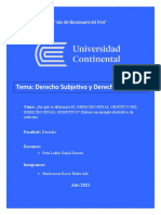 Derecho Subjetivo y Objetivo