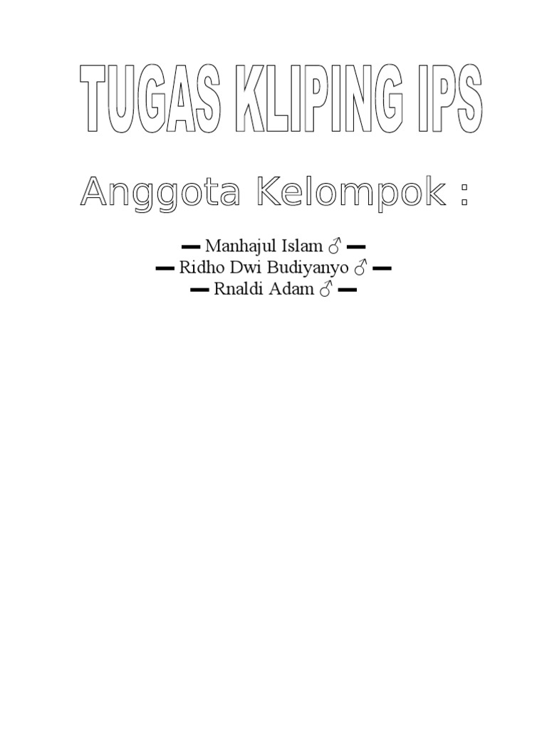 Tugas Kliping Ips 8 8