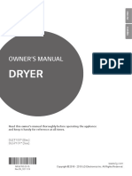 Dryer: Owner'S Manual