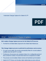 Automate Change Capture For Siebel OLTP