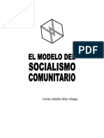 EL MODELO Del Socialismo Comunitario I