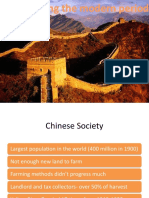 China During The Modern Period