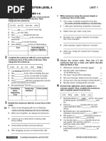 Answer Excercises 1-4: Prepare Second Edition Level 4