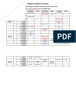 200L Time Table