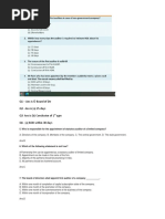 Auditing Sem VI MCQs