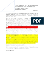 Sentencia Del CONSEJO DE ESTADO de SALA DE LO CONTENCIOSO ADMINISTRATIVO SECCIÓN TERCERA Del