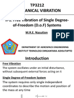 Chapter 2-1 Free Vibration of Single Degree-Of-Freedom (D.o.F) System_protected