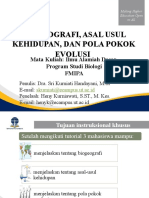 Bahan Presentasi BIOL4317 Evolusi Sesi 3