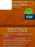 Proses Pembuatan Kebijakan Publik