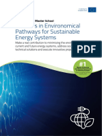 Masters in Sustainable Energy Systems 2021