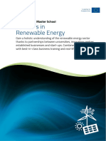 Master's in Renewable Energy Gain Holistic Understanding