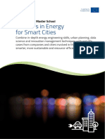 Masters in Energy For Smart Cities 2021